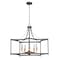 Maxim Lighting Wellington 5-Light 30" Wide Bronze / Antique Brass Pendant Light 13595OIAB - alternate 1